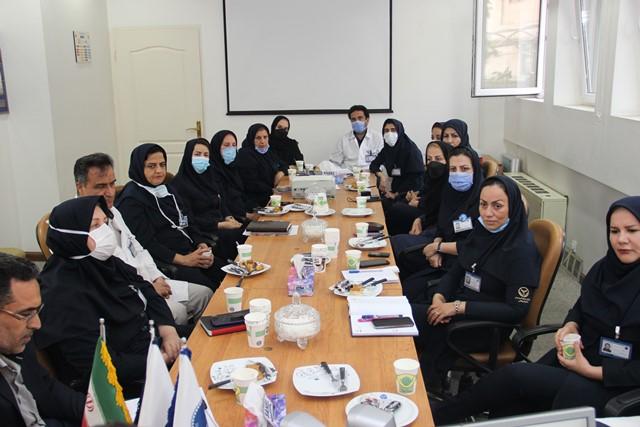 دیداروگفت و گوی رئیس،مدیرومعاون درمان بیمارستان شریعتی با سوپروایزران این بیمارستان  